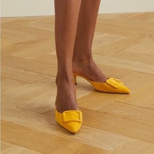 Manolo Blahnik Maysale Mules
